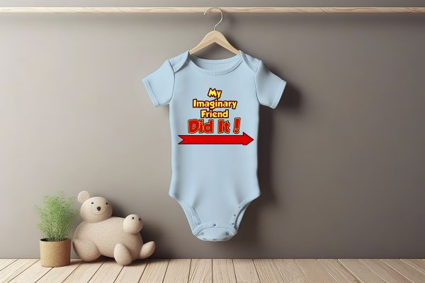 Imaginary Friend Baby Grower Short Sleeve
