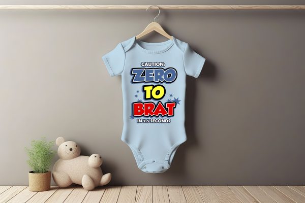 Zero To Brat Baby Grower Short Sleeve