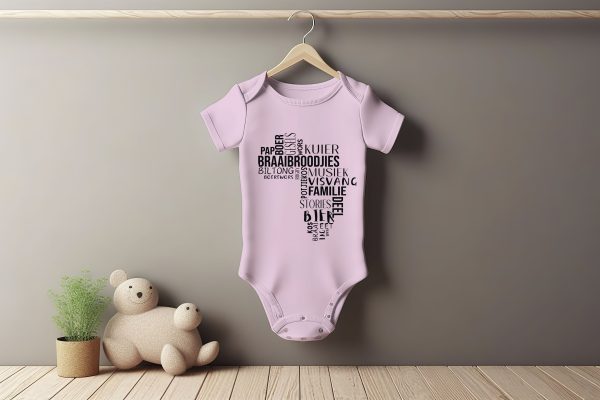 Africa Afrikaans Baby Grower  Short Sleeves