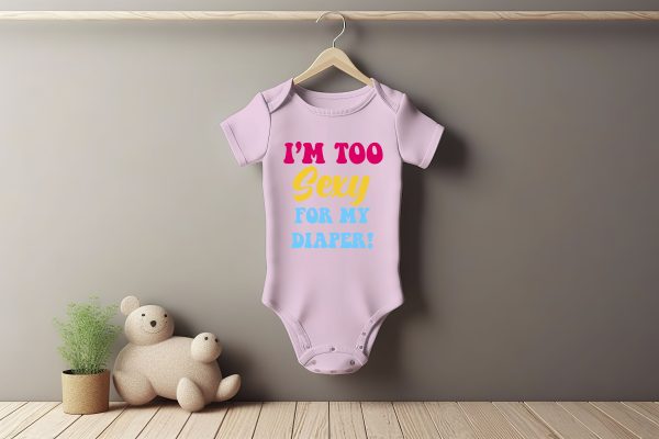 Too Sexy for My Diaper Grower Short Sleeve