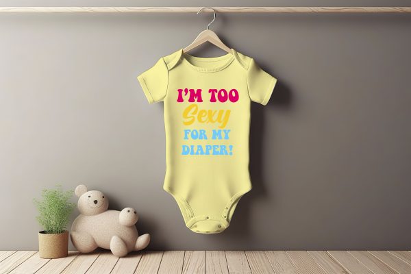 Too Sexy for My Diaper Grower Short Sleeve
