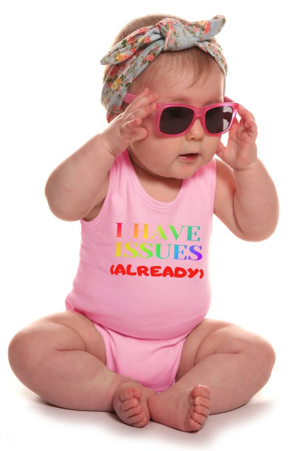 I Have Issues Baby Grower Short Sleeve
