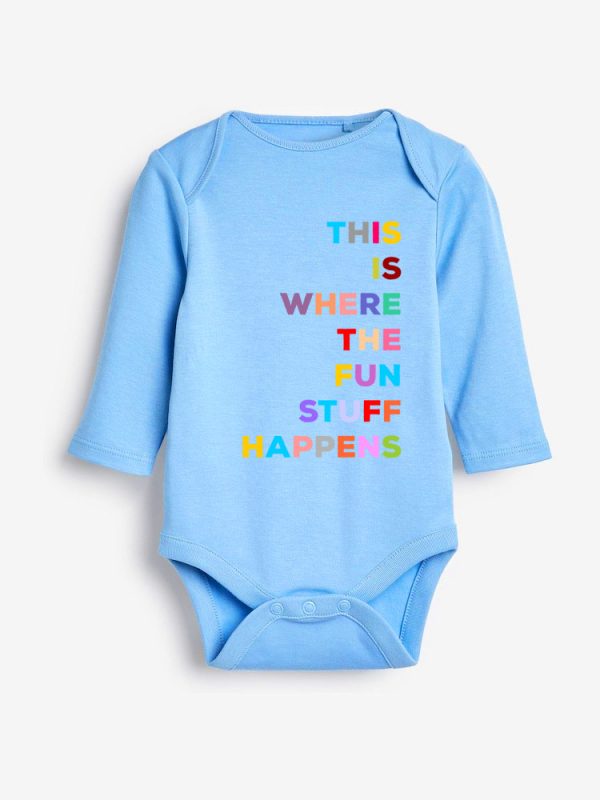 This Is Where The Fun Stuff Happen Grower Long Sleeves