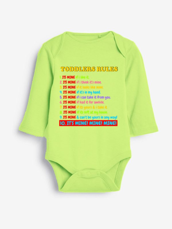 Toddlers Rule Grower Long Sleeve